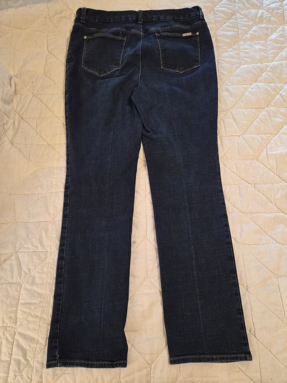 Chico So Slimming Girlfriend Slim Leg Jeans- Size 12R - Picture 2 of 9